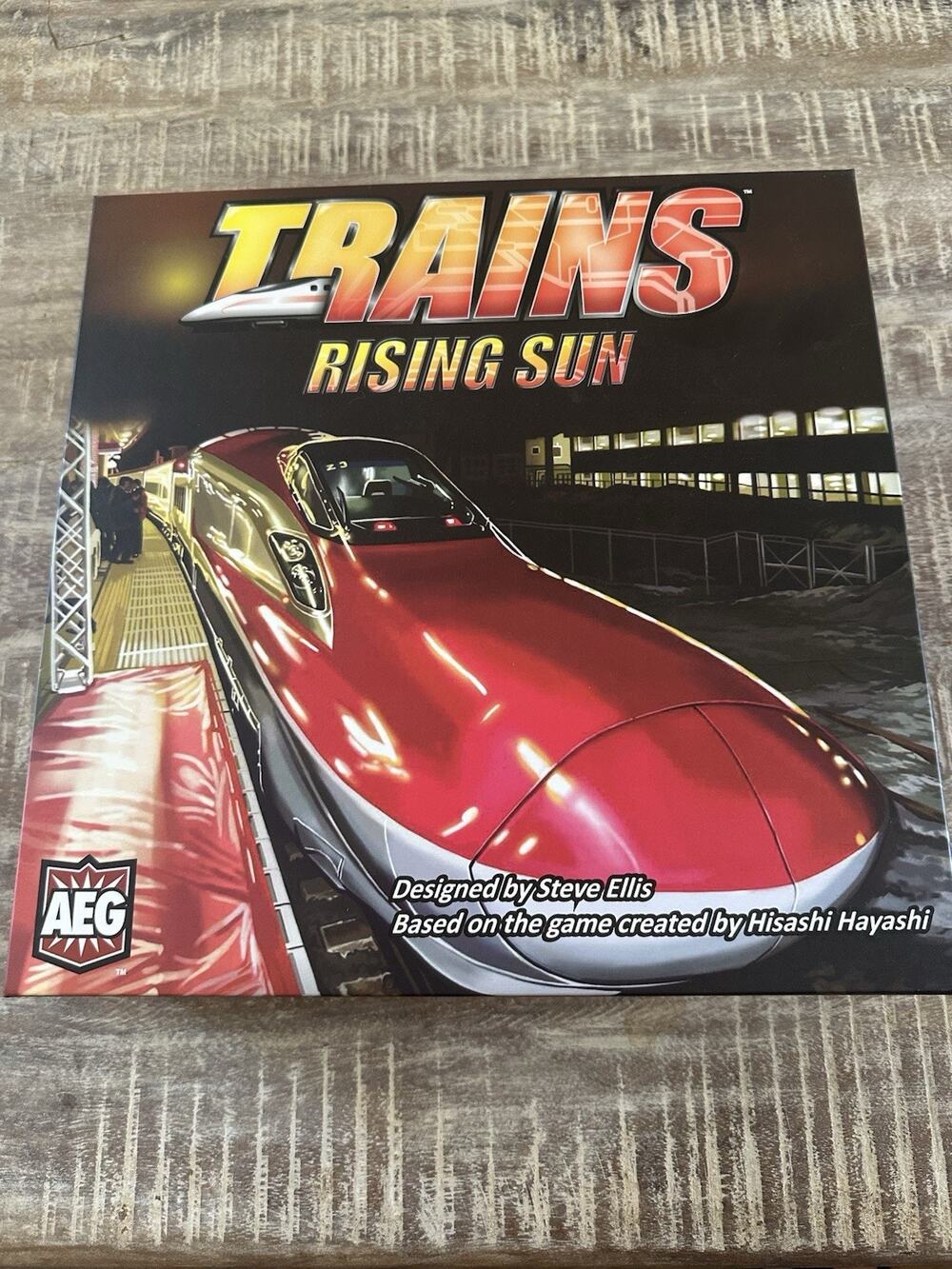 Trains Rising Sun Board Game- Missing 2 White Station Tokens NOB Cards Sealed